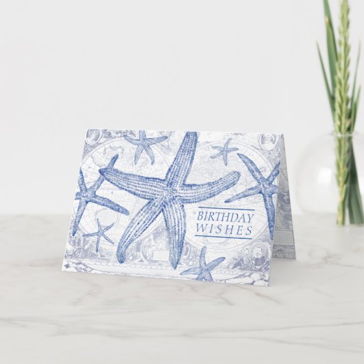 誕生日・ウィッ航海のシュ カード (正面)