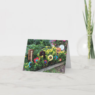 誕生日!ウクレレカラフルスの庭 カード