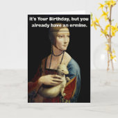 誕生日 – エルミン カード (黄色い花)