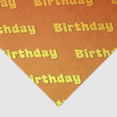 誕生日（オレンジ） 薄葉紙 (詳細)