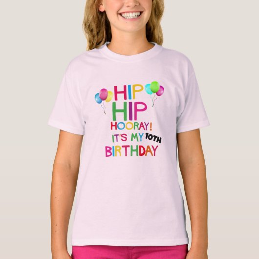 誕生日+カスタム+エイジ Tシャツ (正面)