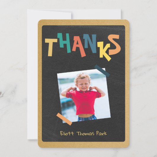 誕生日 カルーン 感謝 黒板 写真 (正面)