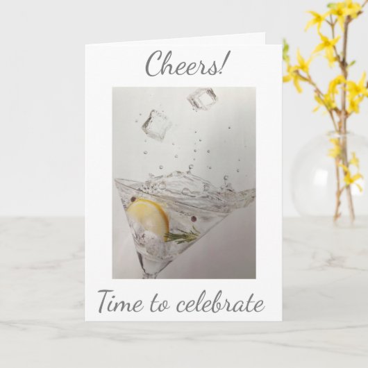 「誕生日」カードの祝応援。 カード (黄色い花)