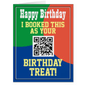 誕生日・カードのQRコード (正面)