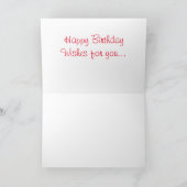 誕生日 カード (内部)