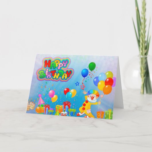 誕生日 カード (正面)