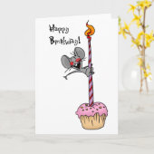 誕生日 カード (黄色い花)