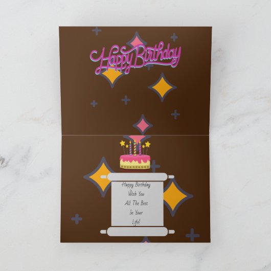 誕生日 カード (内部)