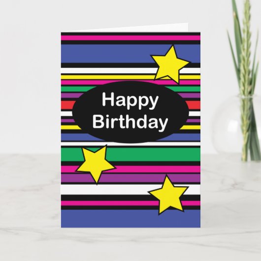 誕生日 カード (正面)