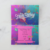 誕生日 カード (内部)