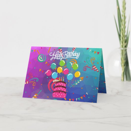 誕生日 カード (正面)