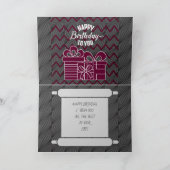 誕生日 カード (内部)