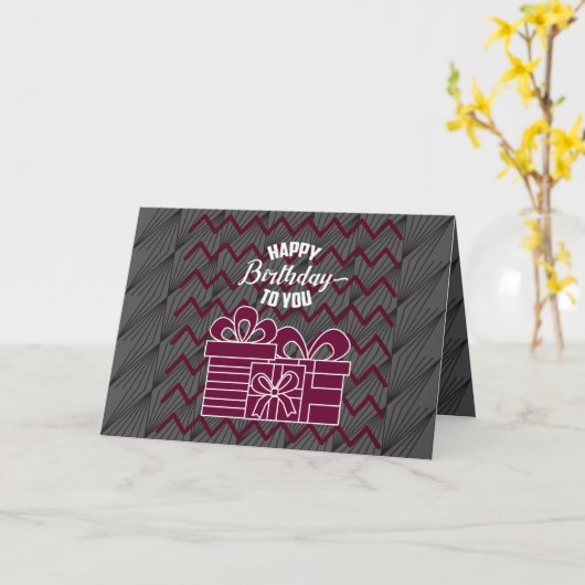 誕生日 カード (黄色い花)