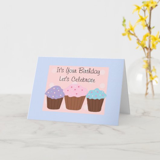 誕生日 カード (黄色い花)