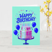 誕生日 カード (黄色い花)