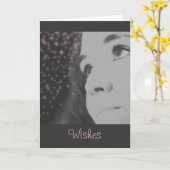 誕生日 カード (黄色い花)