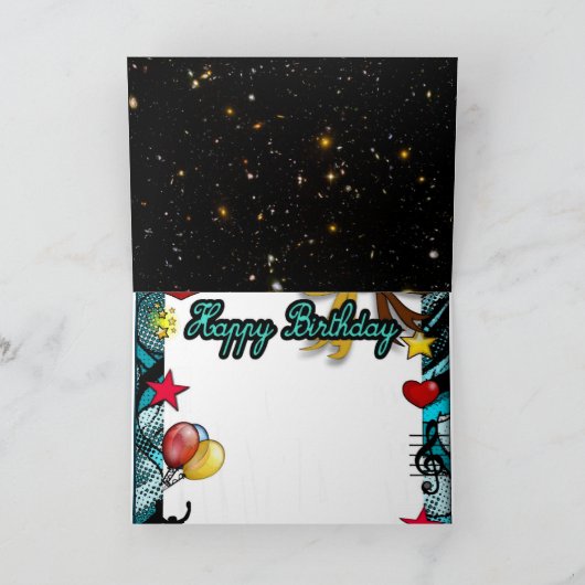 誕生日 カード (内部)