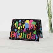 誕生日 カード (正面)