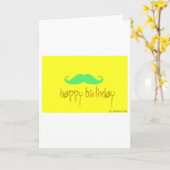 誕生日 カード (黄色い花)