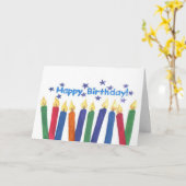 誕生日 カード (黄色い花)