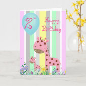 誕生日 カード (黄色い花)