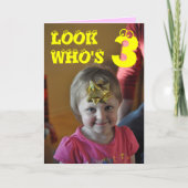 誕生日 カード (正面)