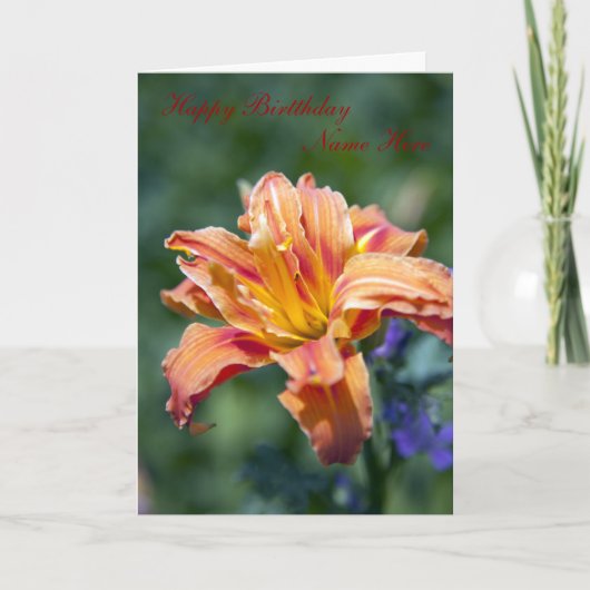 誕生日 カード (正面)