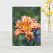 誕生日 カード (黄色い花)