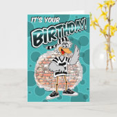 誕生日 カード (黄色い花)