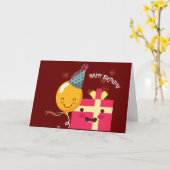 誕生日 カード (黄色い花)