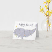 誕生日 カード (黄色い花)