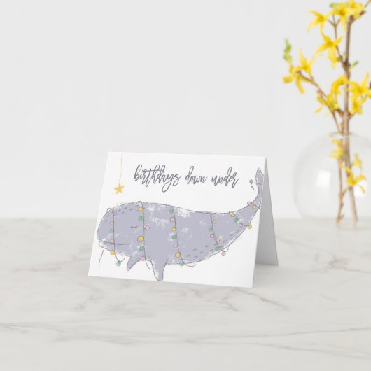 誕生日 カード (黄色い花)