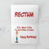 誕生日 カード (内部)