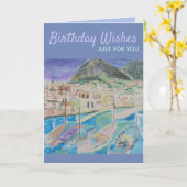 誕生日 カード (黄色い花)