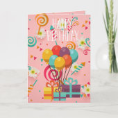 誕生日 カード (正面)