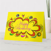 誕生日 カード (正面)