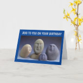 **誕生日** カード (黄色い花)