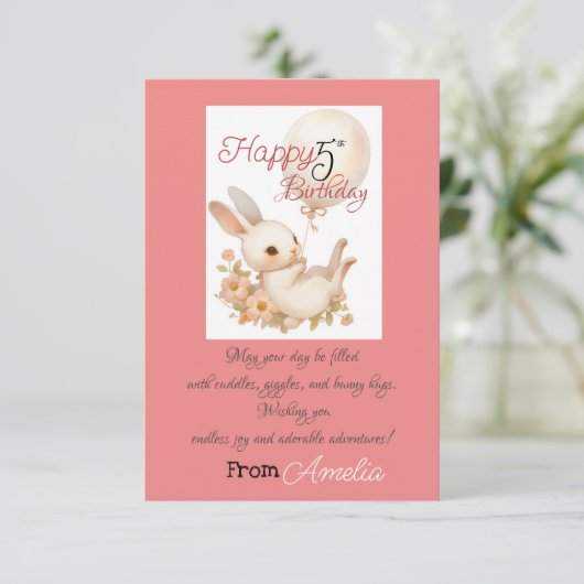 誕生日 カード (スタンド正面)