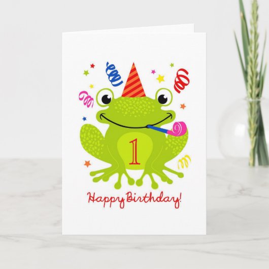 誕生日 カード (正面)