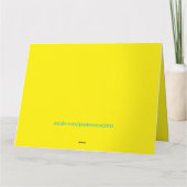 誕生日 カード (裏面)