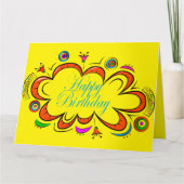 誕生日 カード (正面)