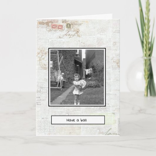 誕生日 カード (正面)