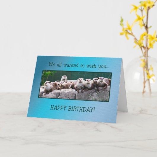 誕生日 カード (黄色い花)