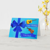 誕生日 カード (黄色い花)