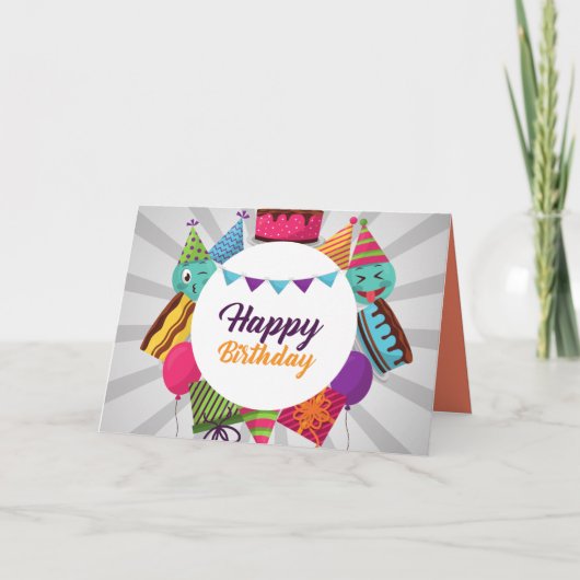 誕生日 カード (正面)