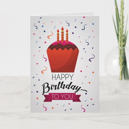 誕生日 カード (正面)