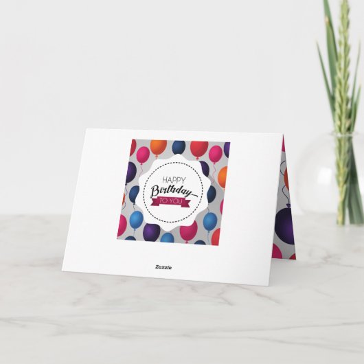 誕生日 カード (裏面)