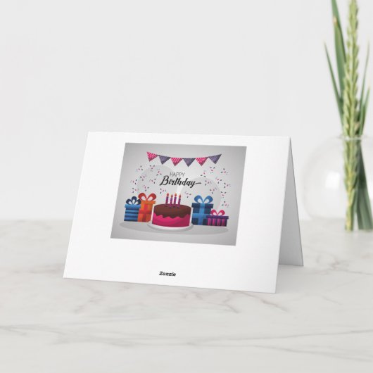 誕生日 カード (裏面)