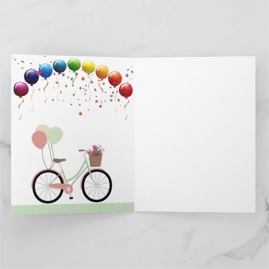 誕生日 カード (内部)