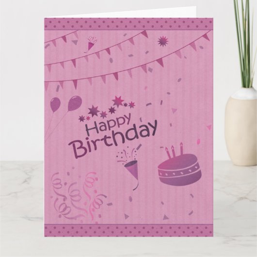 誕生日 カード (正面)